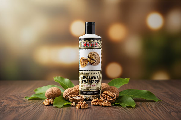 شامپو گردو پرژک برای موهای تیره