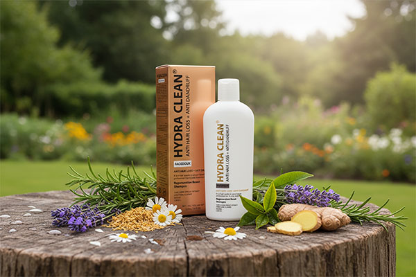 شامپو تقویت‌کننده مو هیدراکلین فیس دوکس با مواد گیاهی