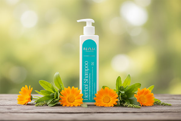 شامپو سر و بدن گیاهی پوست و موی چرب ناک با عصاره‌های طبیعی