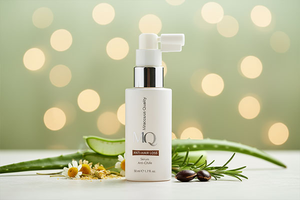 بطری سرم ضد ریزش ام کیو با ترکیبات گیاهی