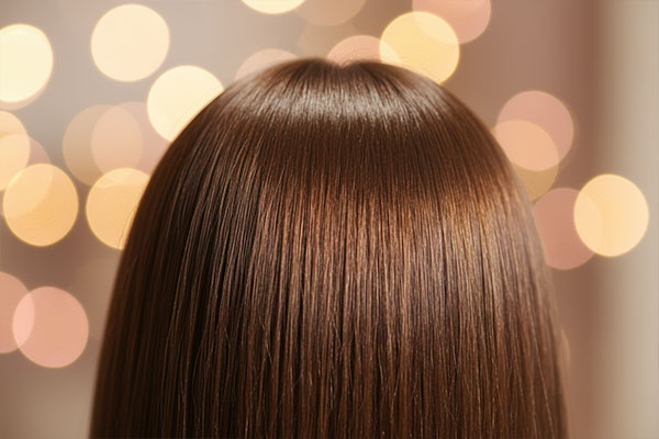 موهای نرم و درخشان پس از استفاده از نرم کننده فولیکا