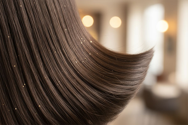 تأثیر سرم موی آسیب‌دیده مای بر درخشندگی و لطافت مو