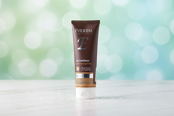 نرم کننده موی خشک و آسیب دیده اویدرای اویدرم روی سطح مرمر سفید