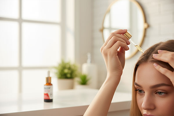 نحوه استفاده از سرم موی زینک پلاس ایروکس روی پوست سر