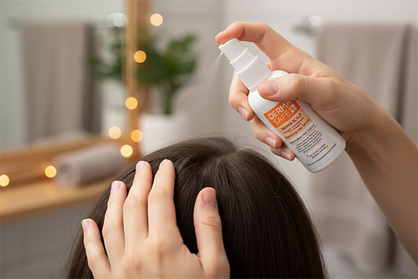 نحوه استفاده از سرم تقویت کننده مو درماسیف برای پوست سر