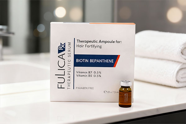 Hair serum vial for strengthening and anti-hair loss