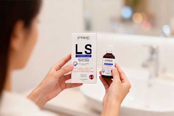 نحوه استفاده از سرم ضد شپش پریم روی موها