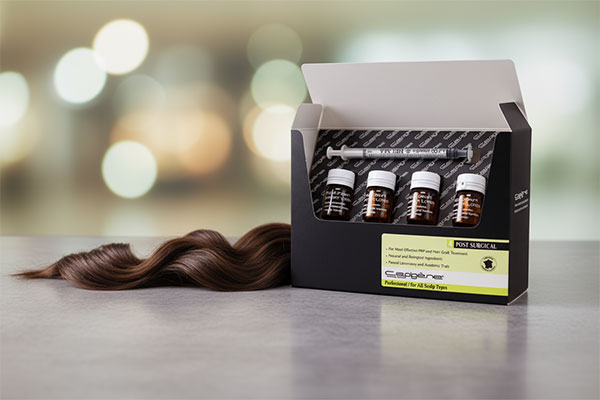 محلول تقویت‌کننده موهای کاشته شده سپیژن برای رشد بهتر موها