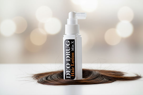 تصویر لوسیون تقویت کننده مو Min X دئودراگ کنار موهای سالم