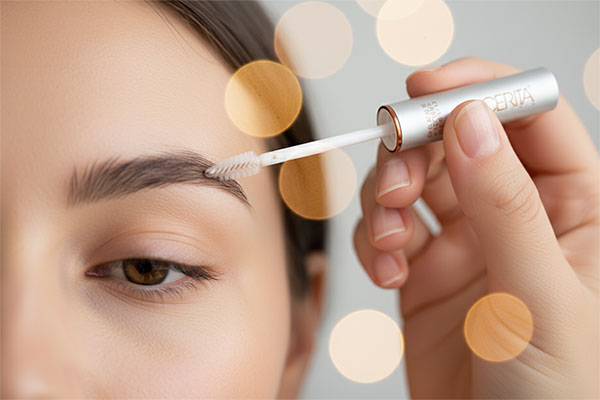 سرم ابرو سریتا در حال استفاده