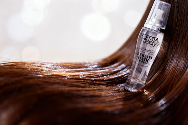 نحوه استفاده از سرم تقویت کننده کراتین و ویتامین ای سریتا روی مو