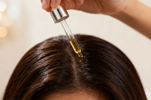 نحوه استفاده از سرم تقویت کننده مو حاوی بیوتین و دی پپتید ژاک آندرل