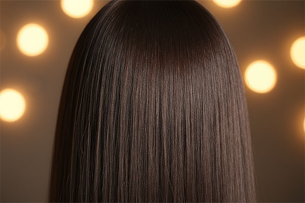 سرم مو آرگان نوتریسل نئودرم روی موهای درخشان