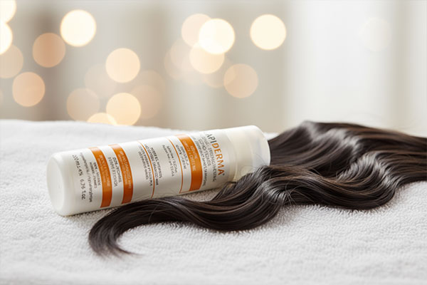 نرم کننده موی کپیدرما کنار موهای درخشان