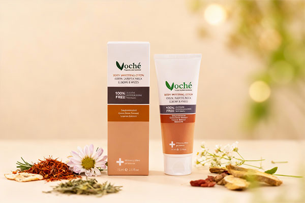 روشن کننده بدن وچه با ترکیبات طبیعی