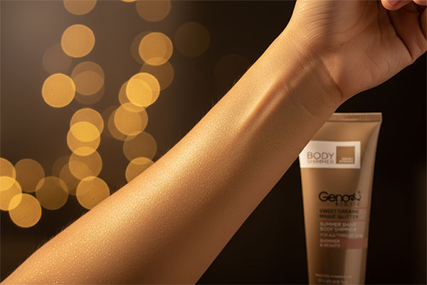 درخشندگی پوست با کرم براق کننده بدن ژنوبایوتیک