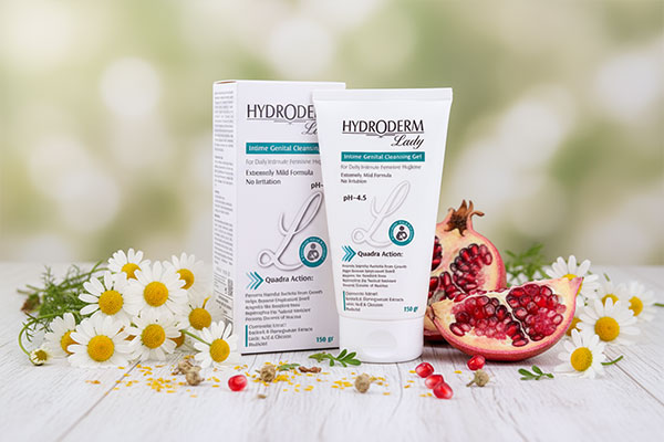 ژل شستشوی واژینال هیدرودرم با ترکیبات طبیعی
