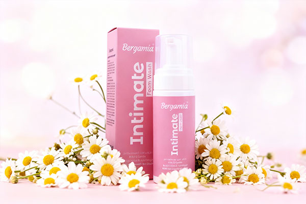 فوم شستشوی برگامیا با ترکیبات طبیعی برای پوست حساس