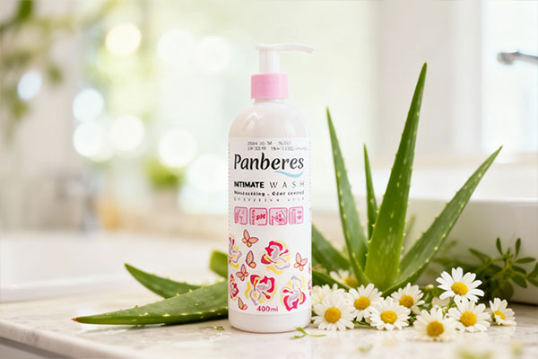 ترکیبات طبیعی ژل بهداشتی بانوان پوست حساس پنبه ریز