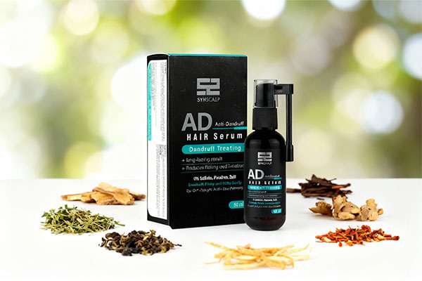 سرم ضد شوره ساین اسکالپ در حال استفاده روی پوست سر
