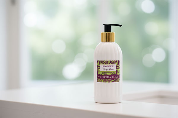 لوسیون بدن رومنس ویکتوریا رز برای پوست چرب