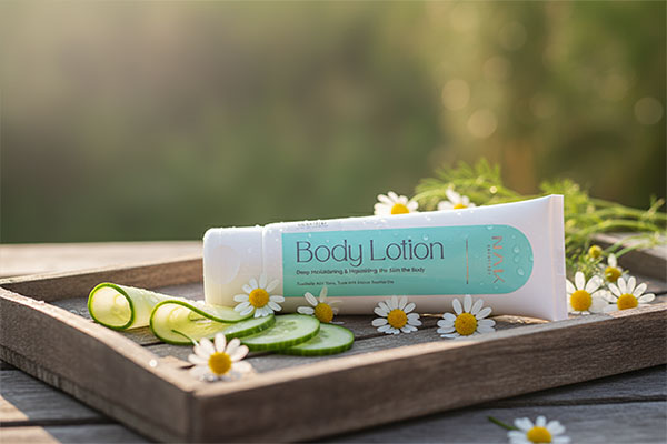 لوسیون بدن ناک همراه با مواد طبیعی خیار و بابونه