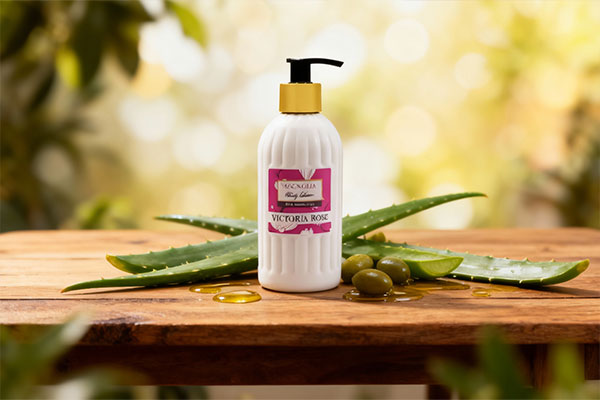 لوسیون بدن مگنولیا ویکتوریا رز پوست خشک همراه با مواد طبیعی