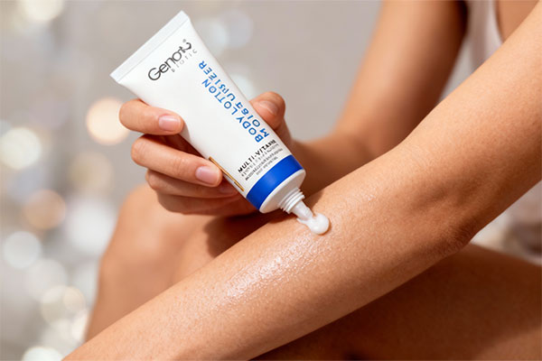 رطوبترسانی پوست با لوسیون بدن مولتی ویتامین ژنوبایوتیک