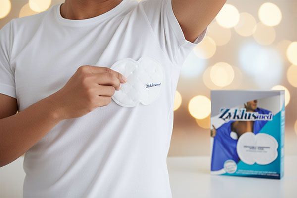 استفاده از پد عرق گیر مردانه زیکلاس مد روی لباس