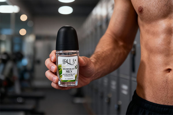 دئودورانت انرژی بخش آقایان آی پلاس در دست مرد