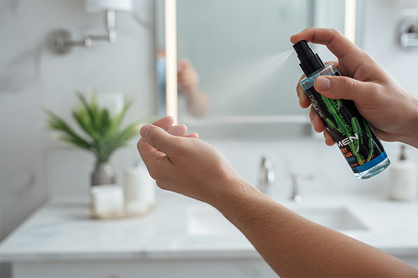 استفاده از بادی اسپلش د وان شون روی پوست