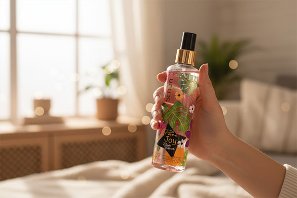 بادی اسپلش پیور جوی شون در دست با نور طبیعی