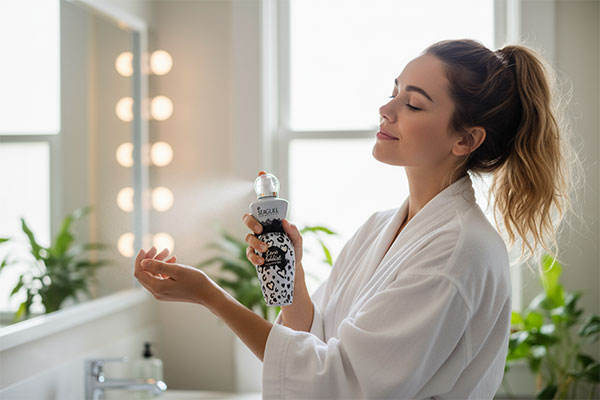 استفاده از بادی اسپلش لاو ادیکت سی‌ گل برای خوشبو کردن بدن