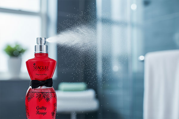 نحوه استفاده از بادی اسپلش سی گل قرمز