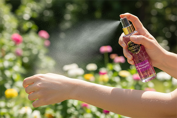 بادی اسپلش زنانه وان توزند اند وان نایت هیدرودرم در حال استفاده روی پوست