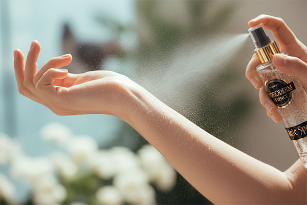 بادی اسپلش زنانه هیدرودرم مجیک اسپل روی پوست