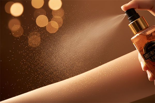 بادی اسپلش اکلیلی آمبر بلاش هیدرودرم روی پوست