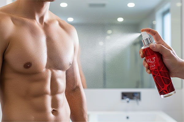 استفاده از بادی اسپلش رد رود آی پلاس روی بدن