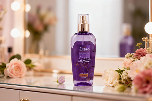 بادی اسپلش نویی الارو روی میز آرایش