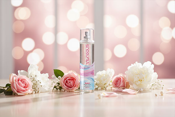 بادی میست زنانه باربرا ویتروس روی میز آرایش