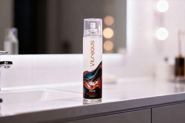 بادی میست مردانه ایمپرو ویتروس روی پیشخوان حمام