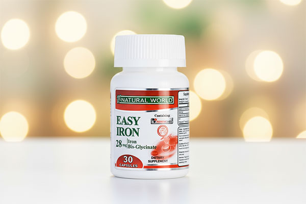 کپسول ایزی آیرون نچرال ورلد برای درمان کم‌خونی