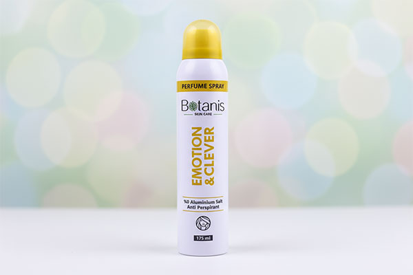 اسپری بدن زنانه ایموشن بوتانیس با رایحه خنک و شیرین