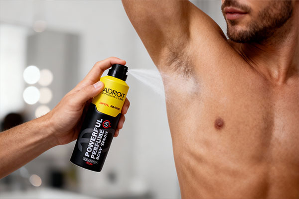 استفاده از اسپری بدن امپریال مجستی آدرویت برای خوشبو کردن بدن