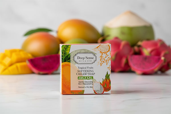 صابون کرمی تروپیکال دیپ سنس با عصاره انبه و روغن نارگیل