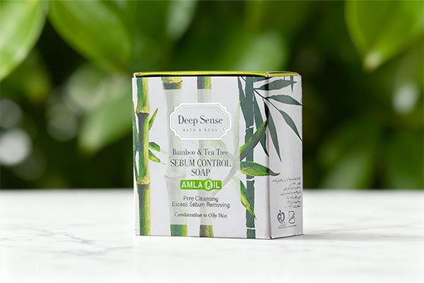 صابون بامبو و درخت چای دیپ سنس برای پوست چرب