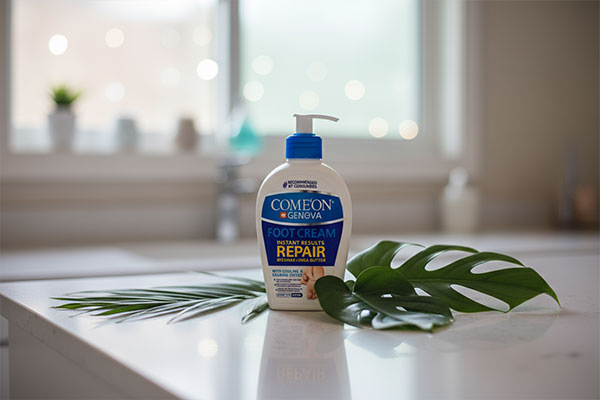 کرم ترک پا کامان روی میز حمام با طراحی مدرن