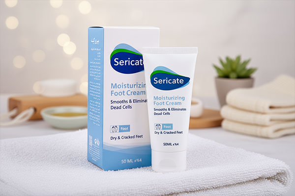 بستهبندی کرم ضد ترک پا سری کیت برای مراقبت از پوست