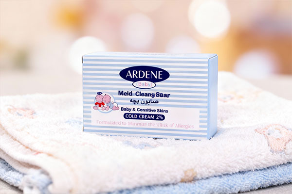 صابون بچه کرم دار آردن برای پوست حساس