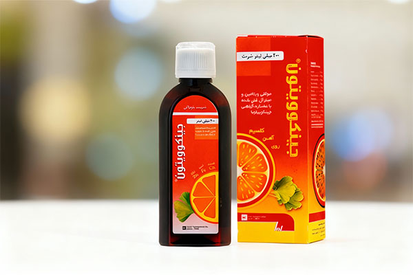 شربت جینکوویتون رها برای تقویت حافظه و رشد کودکان